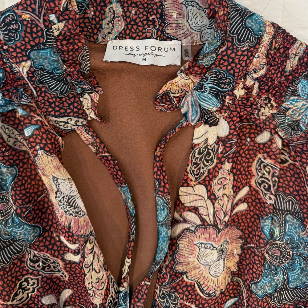 Dress Forum Los Angeles Mini Long Sleeve Dress Sz Medium - Picture 6 of 7